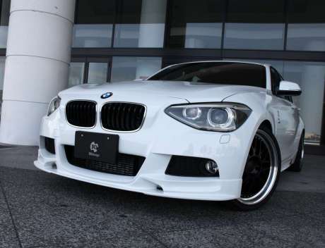 Спойлер переднего бампера (под покраску) 3D Design для BMW 1-series (F20) (оригинал, Япония)