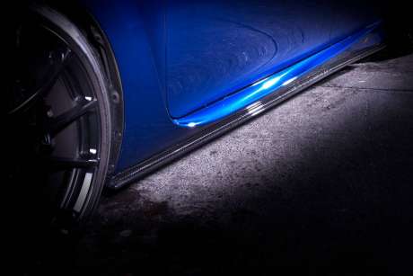 Накладки на пороги Novel для Lexus GS F (оригинал, Япония)