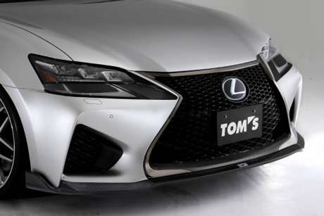 Накладка на передний бампер Toms для Lexus GS F (оригинал, Япония)
