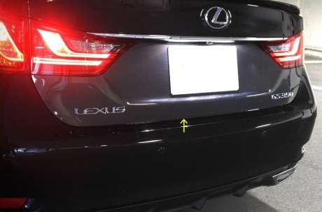 Накладка на крышку багажника (карбон) Skipper для Lexus GS250 / GS350 / GS450h F Sport (с 2012 г.в.) (оригинал, Япония)