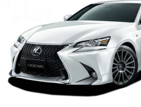 Накладка на передний бампер TRD для Lexus GS250 / GS350 / GS450h F Sport (с 2015 г.в.) (оригинал, Япония)