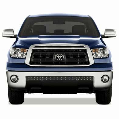 Решетки в передний бампер черные стальные 3шт. PremiumFX PFXG0376 для Toyota Tundra 2010-2013 