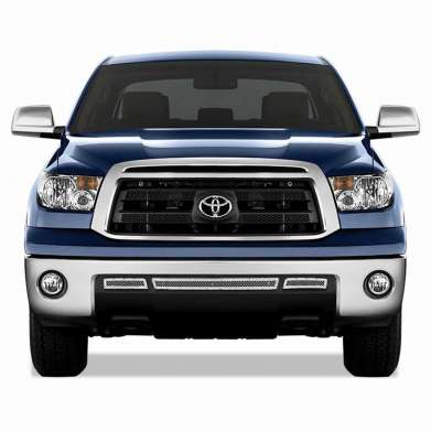 Решетки в передний бампер стальные 3шт. PremiumFX PFXG0523 для Toyota Tundra 2010-2013 