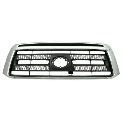 Решетка радиатора черная с хромированной рамкой TO1200337 для Toyota Tundra 2010-2013