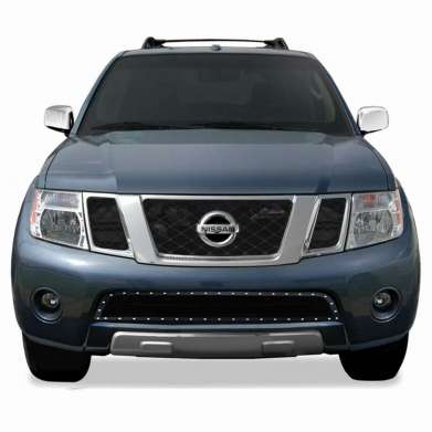 Решетка в передний бампер черная PremiumFX PFXG0368 для Nissan Pathfinder R51 2008-2012