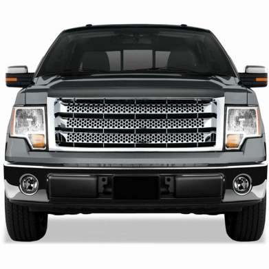 Решетка радиатора хромированная PremiumFX PFXL0296 для Ford F-150 2009-2014 