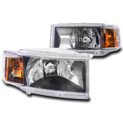 Передняя оптика черная OEM Style для Scion XB 2004-2006 