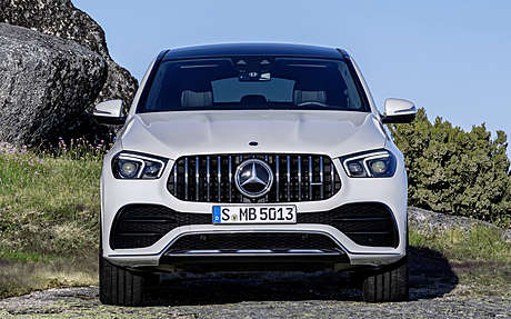 Накладки на передний бампер GLE53 AMG для Mercedes GLE Coupe C167 (оригинал, Германия)