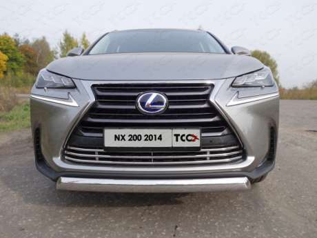 Решетка радиатора 16 мм код LEXNX20014-06 для LEXUS NX 200 (кроме F-Sport) 2014-