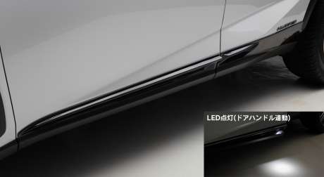 Накладки на двери LX-Mode для Lexus NX200t NX300h F-sport (оригинал, Япония)