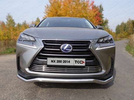 Решетка радиатора 12 мм код LEXNX20014-05 для LEXUS NX 200 (кроме F-Sport) 2014-