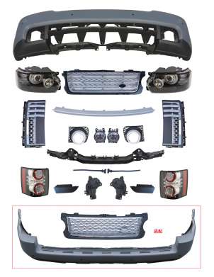 Комплект рестайлинга в стиле RR 2010-2012 для переделки RANGEROVER VOGUE 2005-2009 