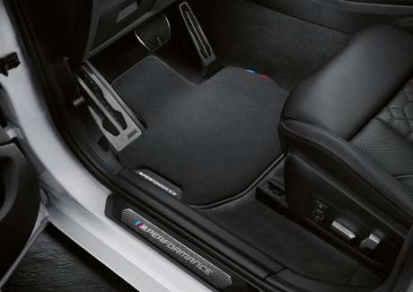 Накладки на пороги (карбон) M Performance для BMW X3M F97 2019-2024