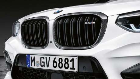 Решетки радиатора (карбон) M Performance для BMW X4M F98 2019-
