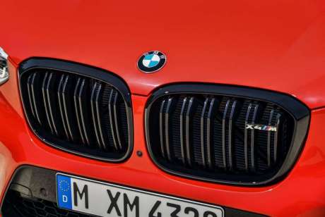 Решетки радиатора (черные) M Performance для BMW X4M F98 2019-2023