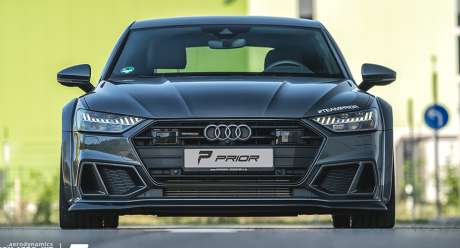 Вставки в передний бампер Prior Design PDA700 для Audi A7 (4K) (оригинал, Германия)