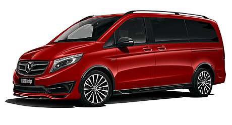 Аэродинамический обвес Larte Design Black Crystal для Mercedes-Benz V-class и Vito 2014-2019