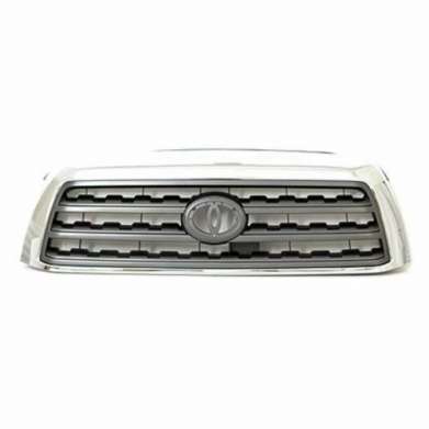 Решетка радиатора серебристая с хромированной рамкой SR5 Model для Toyota Sequoia 2008-2014