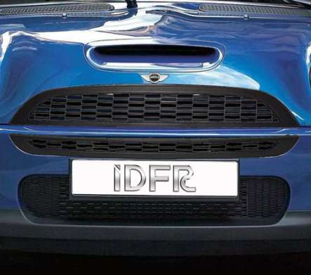 Решетки радиатора черные IDFR 1-MI401-08BK для Mini Cooper R53 2001-2006 