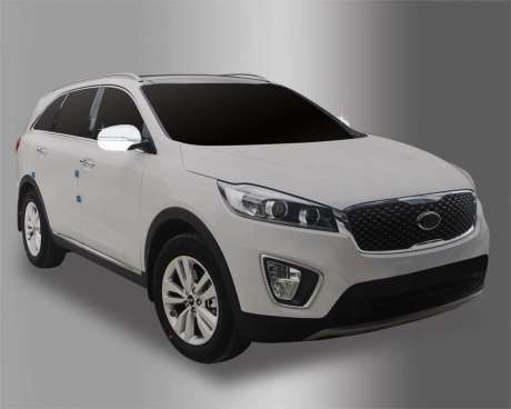 Накладки на зеркала хромированные Autoclover для Kia Sorento 2018-