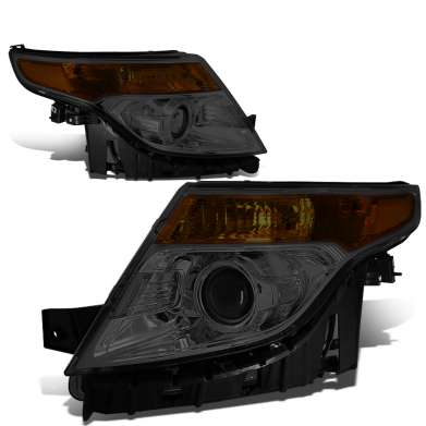 Передняя оптика темная OEM Style для Ford Explorer 2011-2015