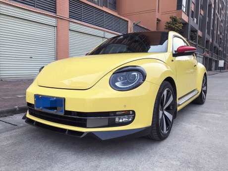 Юбка переднего бампера карбоновая JCS ML-XM247 для Volkswagen Beetle 2012-2016