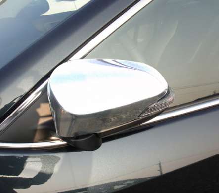 Накладки на зеркала хромированные IDFR 1-TA225-03C для Toyota Camry V50 2011-2015