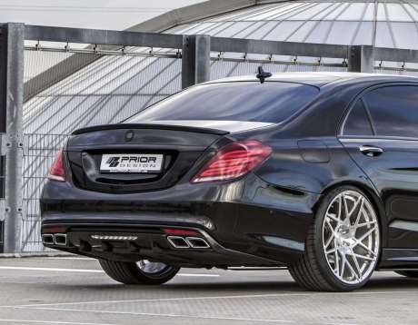 Диффузор заднего бампера Prior Design для Mercedes S-class W222 (оригинал, Германия)