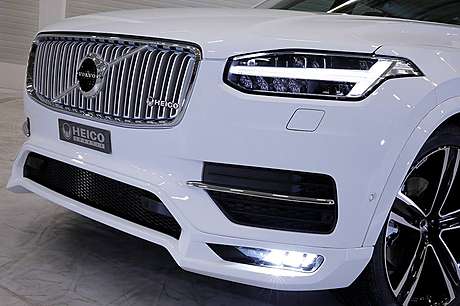 Накладка на передний бампер Heico Sportiv для Volvo XC90 (оригинал, Германия)