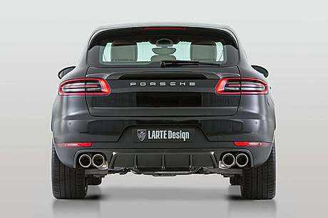 Спойлер на крышку багажника карбоновый Larte Design для Porsche Macan 95B 2017-2019