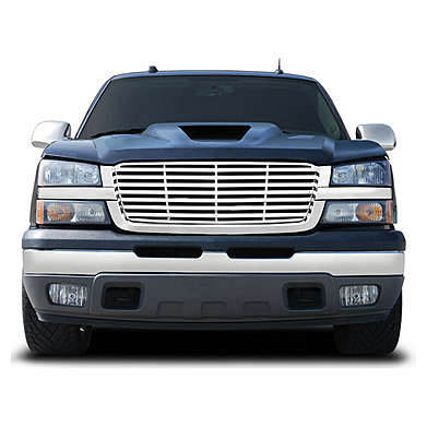 Решетка радиатора хромированная Premium FX PFXL0178 для Chevrolet Silverado 1500 2003-2006