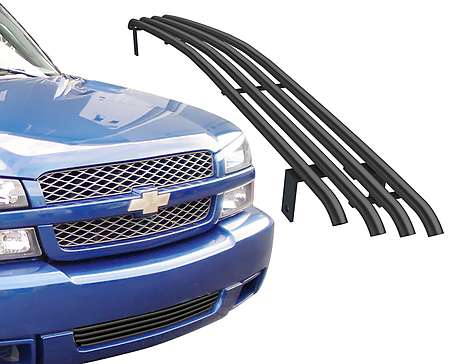 Решетка в передний бампер черная Onegrille CT5304J для для Chevrolet Silverado 1500 SS 2003-2006