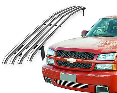 Решетка в передний бампер черная Onegrille CT5304C для для Chevrolet Silverado 1500 SS 2003-2006