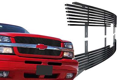 Решетки радиатора черные Onegrille N19-J71358C для для Chevrolet Silverado 1500 2003-2005