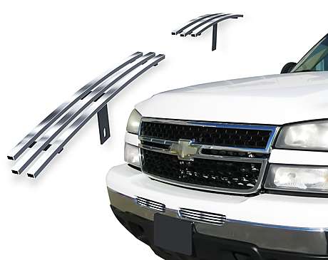 Решетки в передний бампер Onegrille N19-C20358C для для Chevrolet Silverado 2003-2006