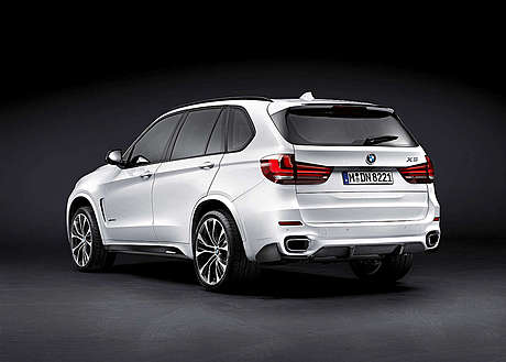 Боковые накладки заднего бампера (карбон) M Performance для BMW X5 (F15) M-Sport (оригинал, Германия)