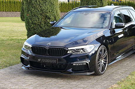 Накладки на передний бампер Hamann 10G30215-SATZ для BMW G30 G31 (оригинал, Германия)