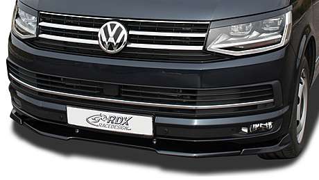 Юбка переднего бампера под покраску RDX RDFAVX30723 для VW T6 2015-2019