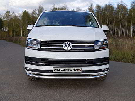 Защита передняя нижняя 60,3 мм VWMULT15-02 для Volkswagen Multivan T6 2015-