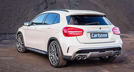 Глушители с насадками (кроме GLA45) Carlsson для Mercedes GLA X156 c AMG-обвесом (оригинал, Германия)