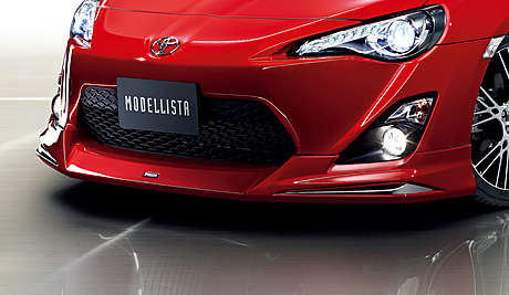 Накладка на передний бампер Modellista для Toyota GT 86 (ZN6) (оригинал, Япония)