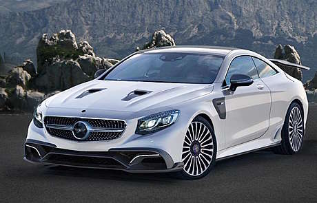 Пороги (с карбоновыми элементами) Mansory для Mercedes S63 Coupe (C217) (оригинал, Германия)