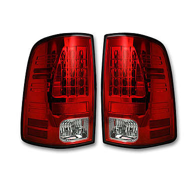 Задняя оптика диодная красная Recon 264169RB для Dodge Ram 1500 2009-2014