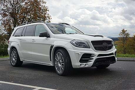 Накладки на подножки (карбон) Mansory для Mercedes GL X166 (оригинал, Германия)