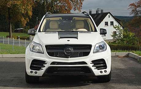 Капот (под покраску, с карбоновыми элементами) Mansory для Mercedes GL X166 (оригинал, Германия)