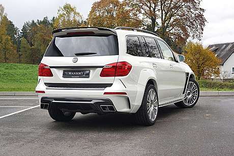 Накладка на крышку багажника верх (карбон) Mansory для Mercedes GL X166 (оригинал, Германия)