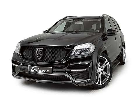 Передний бампер (с решеткой радиатора) Lorinser для Mercedes GL (X166) (оригинал, Германия)