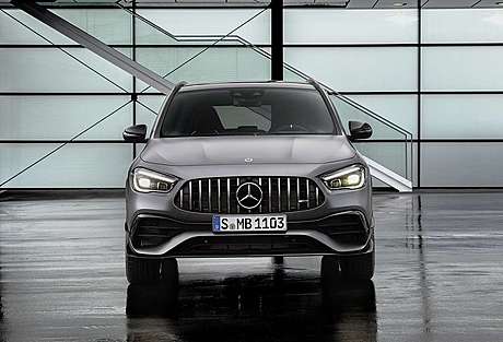 Решетка радиатора GLA45 AMG для Mercedes GLA H247 (оригинал, Германия)