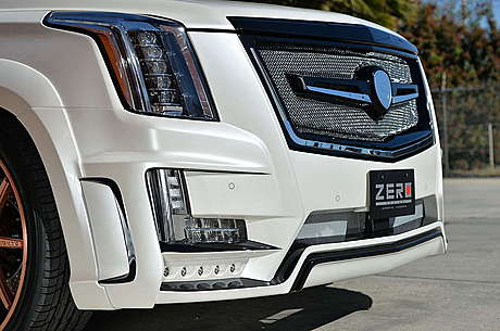 Передний бампер с LED-оптикой Zero Design для Cadillac Escalade 2015+ (оригинал, Япония)