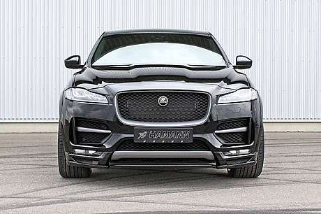 Накладка на передний бампер Hamann 10JFP100-KPL для Jaguar F-Pace (оригинал, Германия)